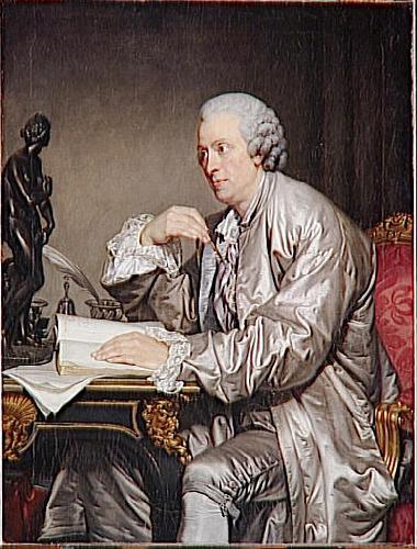 Jean-Baptiste Greuze Portrait de Claude Henri Watelet oil painting image